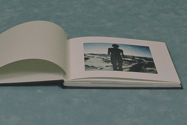 handgebonden fotoboek in linnen gemaakt bij  boekbinderij Seugling in Amsterdam